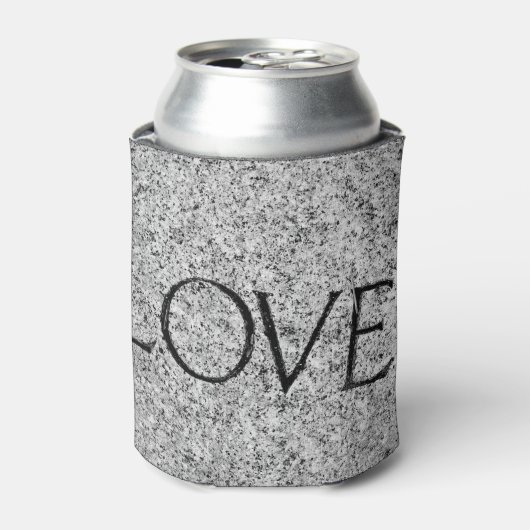 "Liebe" Stein Dosenkühler (Kanne Vorderseite)