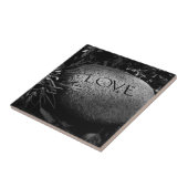 "Liebe" Stein Fliese (Seite)