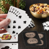 "Liebe" Stein Spielkarten (In Situ)