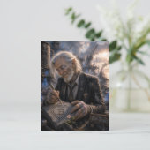 Liebe / Steinmetz / Ölbohrinsel Postkarte (Stehend Vorderseite)