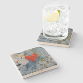 Liebe Steinuntersetzer (Seitenansicht)