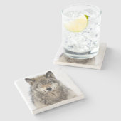 Liebe Steinuntersetzer (Seitenansicht)