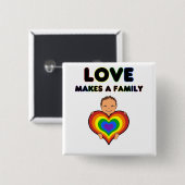 Liebe stellt ein button (Vorne & Hinten)