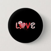 Liebe Stethoscope Krankenversicherung Valentine Da Button (Vorderseite)