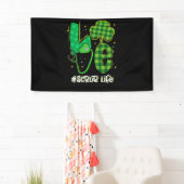 Liebe Stethoscope Scrub Life Kleeblatt Patricks Da Banner (Insitu)