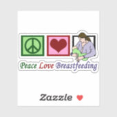 Liebe Stillzeit Mutter Aufkleber (Blatt)