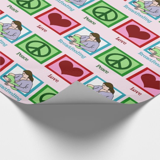 Liebe Stillzeit Stillzeit Berater Geschenkpapier (Ecke)