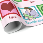 Liebe Stillzeit Stillzeit Berater Geschenkpapier (Rolleneckpunkt)