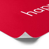 "Liebe" Stilvolles Valentinstag-Poster Poster (Ecke)