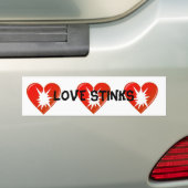 Liebe Stinks Bumper Stinker Autoaufkleber (Auf Auto)