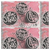 Liebe Stinks cupcakes Stoff (Nahaufnahme)