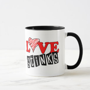 Liebe Stinks Geschenke Tasse