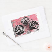 Liebe Stinks Rechteckiger Aufkleber (Umschlag)