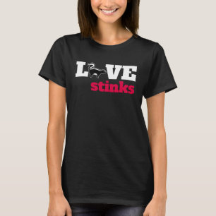 Liebe Stinks Skunk Animal Anti Valentinstag T-Shirt