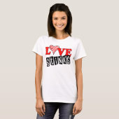 Liebe stinkt Anti-Valentine-T - Shirt (Vorne ganz)