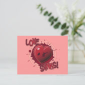 Liebe stinkt! postkarte (Stehend Vorderseite)