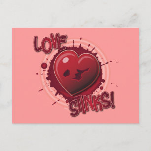 Liebe stinkt! postkarte