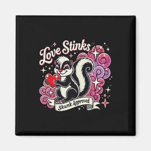 Liebe stinkt Skunk Approved Sarkastisch 2025 Valen Magnet