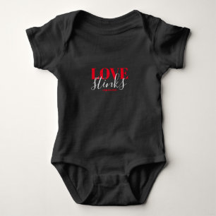Liebe stinkt und also tut der Tag Ivalentines Baby Strampler
