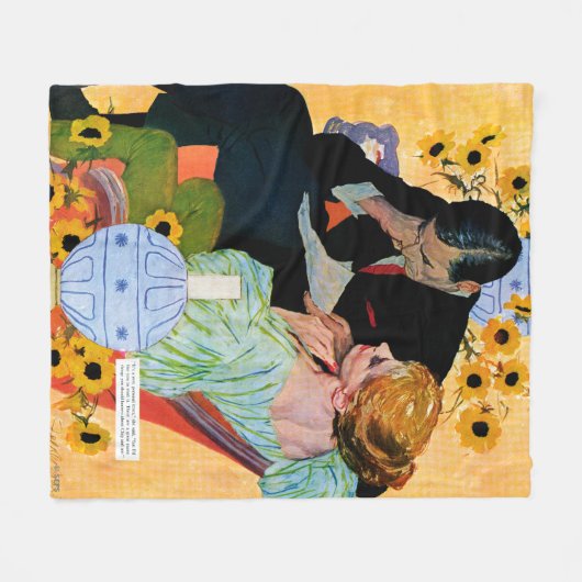 Liebe stirbt langsam fleecedecke (Vorderseite (Horizontal))