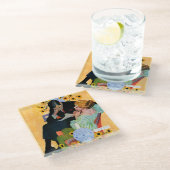 Liebe stirbt langsam glasuntersetzer (Schrägansicht)