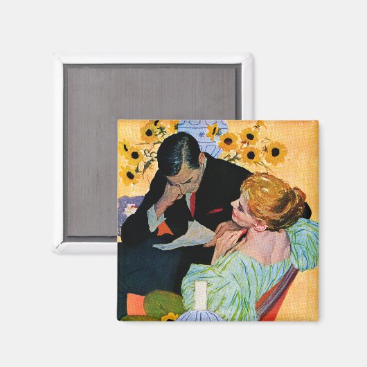 Liebe stirbt langsam magnet (Vorderseite/Rückseite)