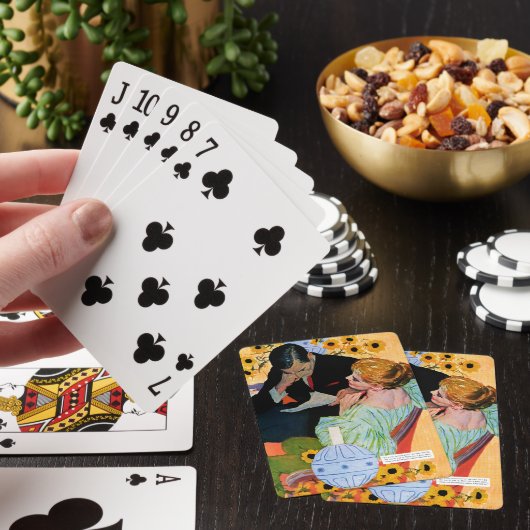 Liebe stirbt langsam spielkarten (In Situ)