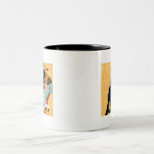 Liebe stirbt langsam zweifarbige tasse (Mittel)