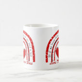 Liebe stirbt nie Sweatshirt Kaffeetasse (Mittel)