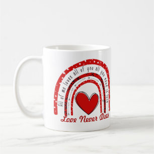 Liebe Stirbt Nie Sweatshirt Kaffeetasse