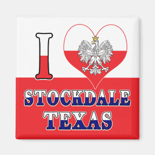 Liebe Stockdale Texas Magnet
