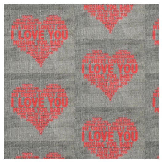 Liebe Stoff (Muster)