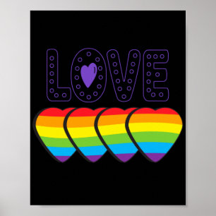 Liebe Stolz. LGBT+Stolz. Stolze Liebe Poster