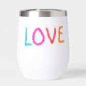 Liebe stolz Regenbogenfarbe LGBTQ Juni modern (Rückseite)