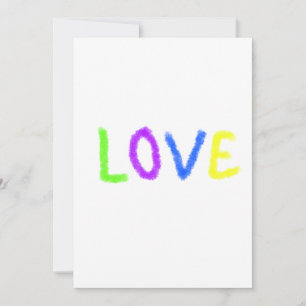 Liebe stolz Regenbogenfarbe LGBTQ Juni modern Einladung