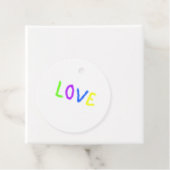 Liebe stolz Regenbogenfarbe LGBTQ Juni modern Geschenkanhänger (Beispiel)