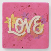 LIEBE Stone Untersetzer (Vorderseite)