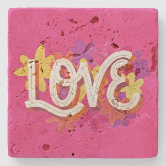 LIEBE Stone Untersetzer (Vorderseite)