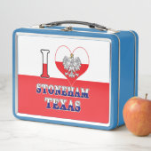 Liebe Stoneham Texas Metall Brotdose (Beispiel)