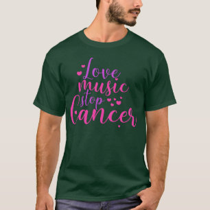 Liebe stoppt Krebs Vintag T-Shirt