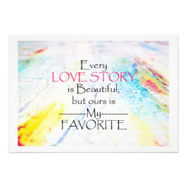 Liebe Story Art Print Fotodruck