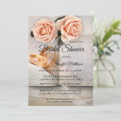 Liebe Story Romance Buch Bridal Dusche Einladung (Stehend Vorderseite)