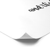 Liebe Story Timeline Hochzeitszeichen rustikale bo Poster (Ecke)