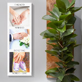 Liebe Story Verlobt Verheiratet erwartet Paar Foto Leinwanddruck