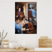 Liebe Story von Kenney Mencher Poster (Küche)