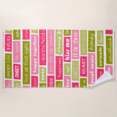 Liebe Strandtuch (Vorderseite)