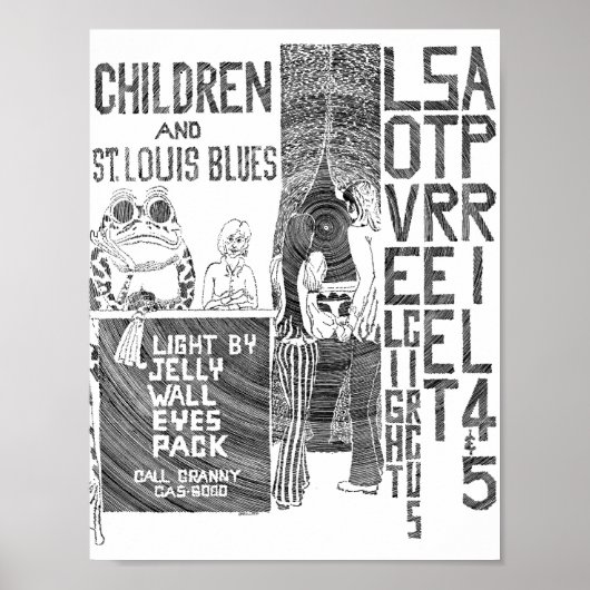 Liebe Street Light Circus Flyer Apr4&5'69 Poster (Vorne)