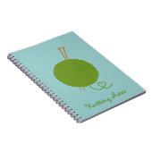 Liebe-strickende Anmerkungen Notizblock (Rechte Seite)