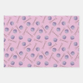 Liebe-Strickpapier Set 3 Geschenkpapier Set (Vorderseite 2)