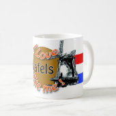 Liebe Stroopwafels der Kaffee-Tassen-I Kaffeetasse (VorderseiteRechts)